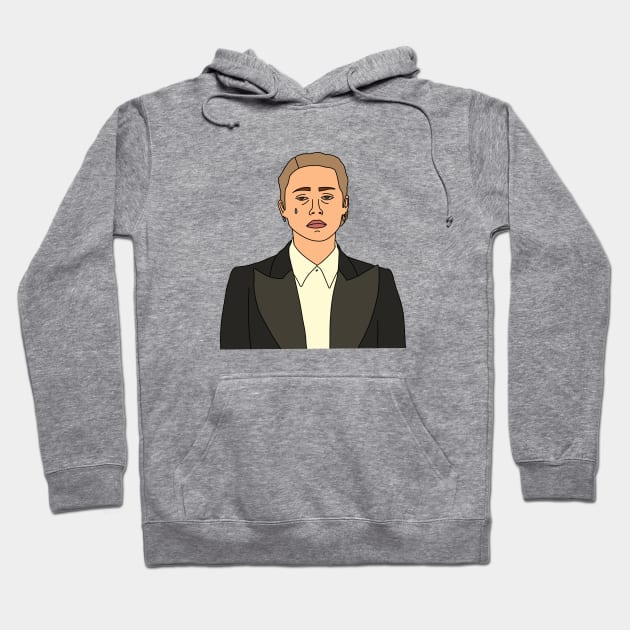 Amber Heard Tears Hoodie by Your Friend's Design